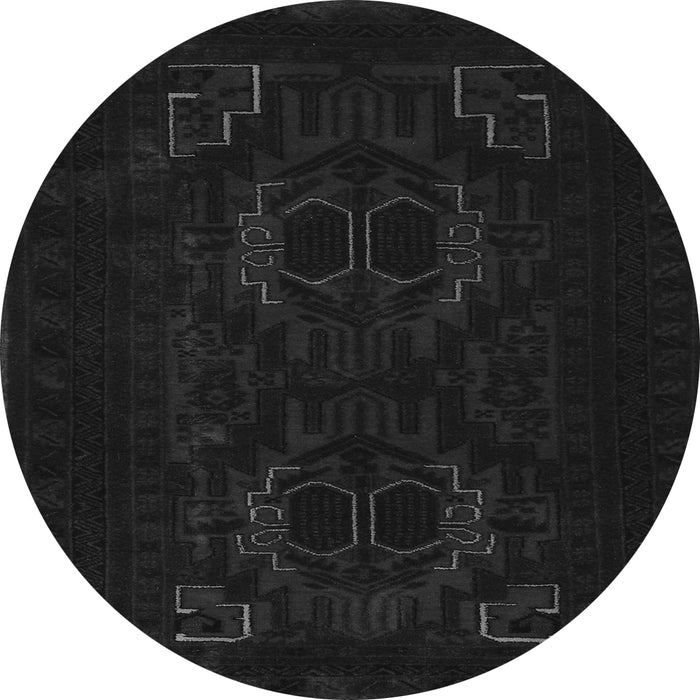 Machine Washable Persian Gray Traditional Rug, wshtr2313gry