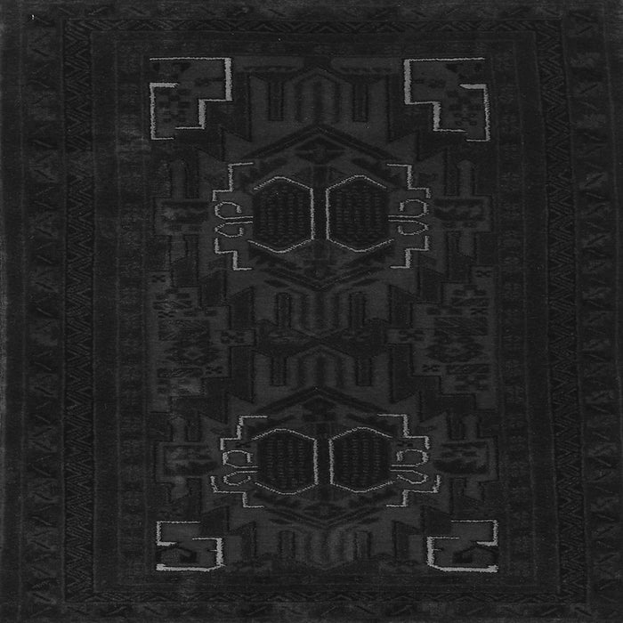 Serging Thickness of Persian Gray Traditional Rug, tr2313gry