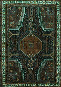 Persian Turquoise Traditional Rug, tr2314turq