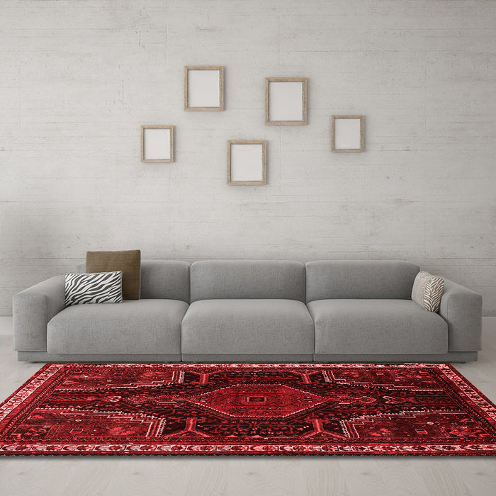 Traditional Red Washable Rugs