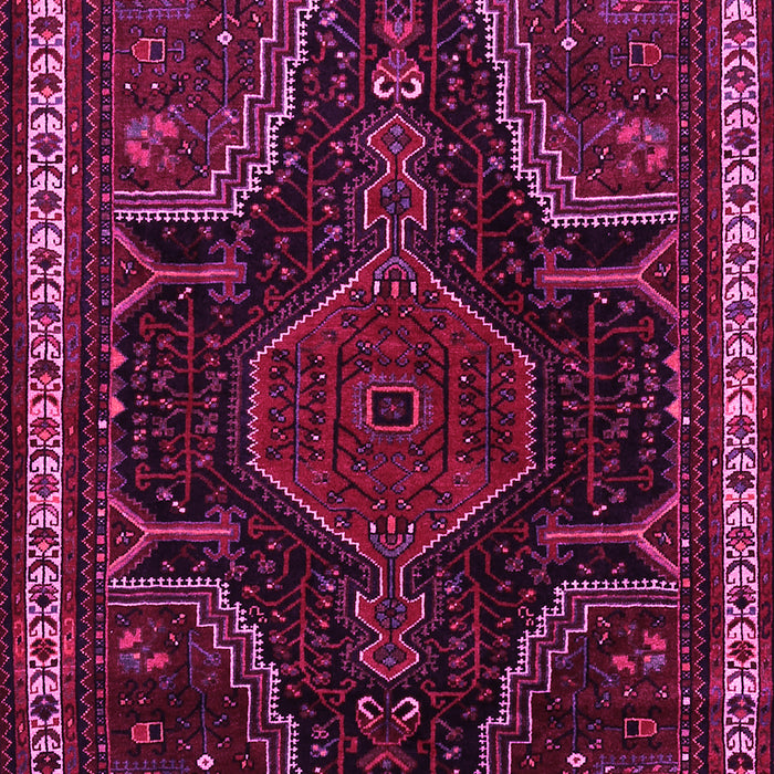Machine Washable Persian Pink Traditional Rug, wshtr2314pnk