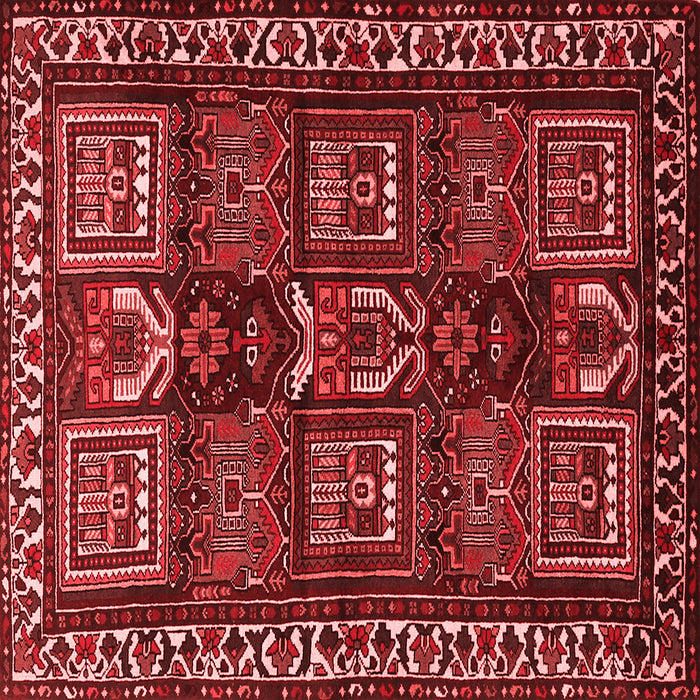 Machine Washable Persian Red Traditional Rug, wshtr2315red