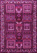 Machine Washable Persian Pink Traditional Rug, wshtr2315pnk