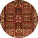 Machine Washable Persian Orange Traditional Area Rugs, wshtr2315org