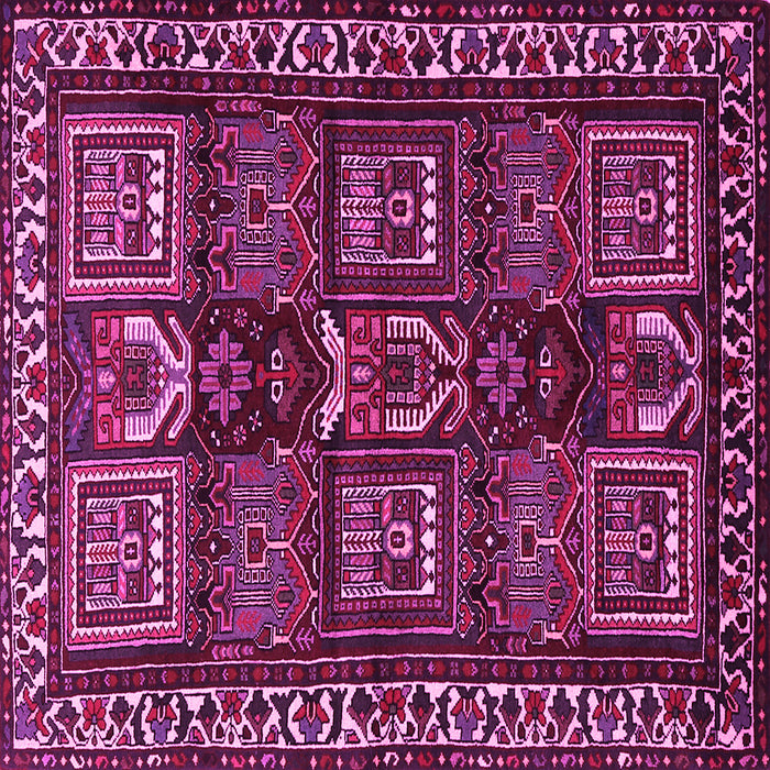 Square Persian Pink Traditional Rug, tr2315pnk