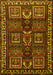 Machine Washable Persian Yellow Traditional Rug, wshtr2315yw