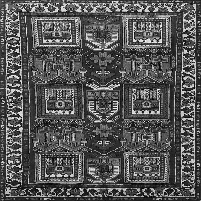 Serging Thickness of Persian Gray Traditional Rug, tr2315gry