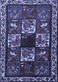 Animal Blue Traditional Rug, tr2316blu