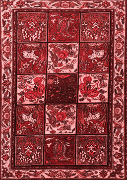 Animal Red Traditional Area Rugs