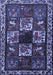 Animal Blue Traditional Rug, tr2316blu