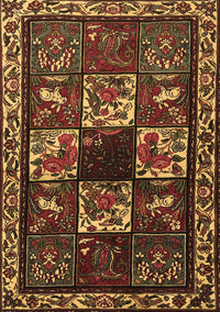 Animal Brown Traditional Rug, tr2316brn