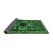 Sideview of Animal Emerald Green Traditional Rug, tr2316emgrn