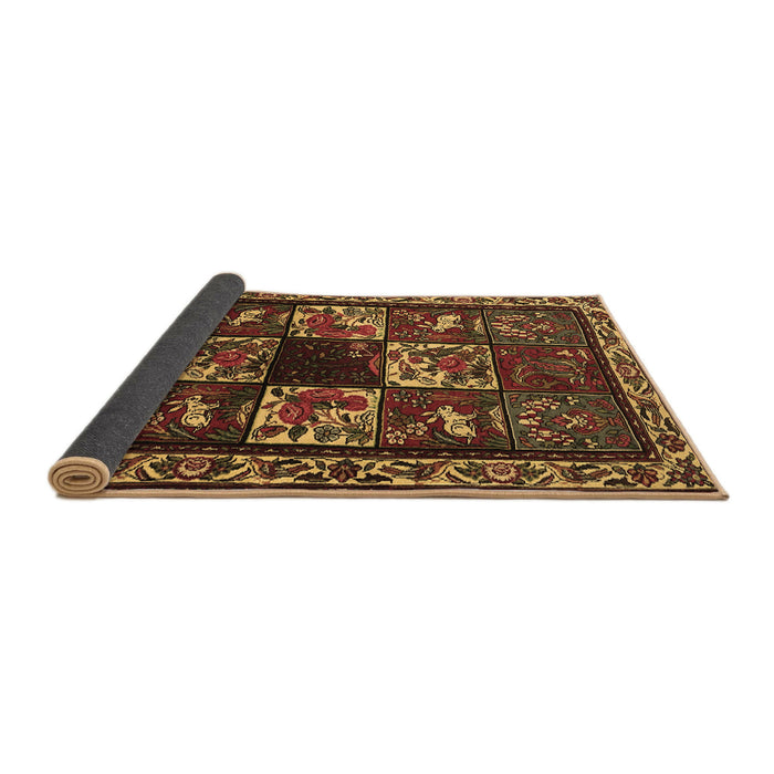 Sideview of Animal Brown Traditional Rug, tr2316brn