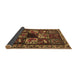 Sideview of Animal Brown Traditional Rug, tr2316brn