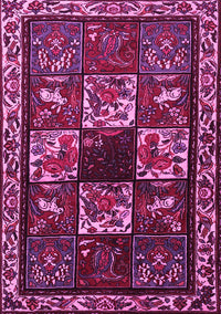 Animal Pink Traditional Rug, tr2316pnk