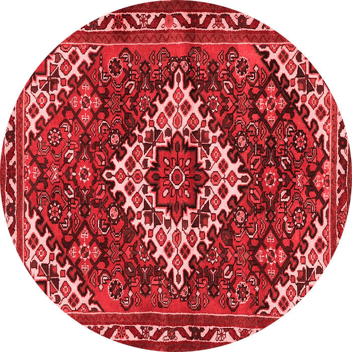 Machine Washable Persian Red Traditional Rug, wshtr2317red