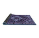 Sideview of Persian Blue Traditional Rug, tr2317blu