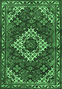 Persian Emerald Green Traditional Rug, tr2317emgrn