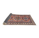 Sideview of Traditional Light French Beige Brown Persian Rug, tr2318