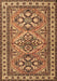 Machine Washable Persian Brown Traditional Rug, wshtr2318brn