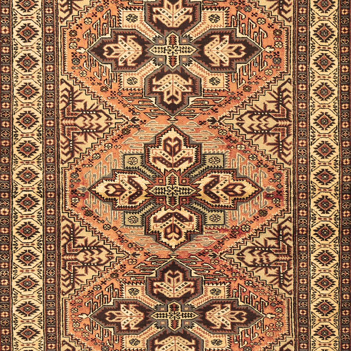 Machine Washable Persian Brown Traditional Rug, wshtr2318brn