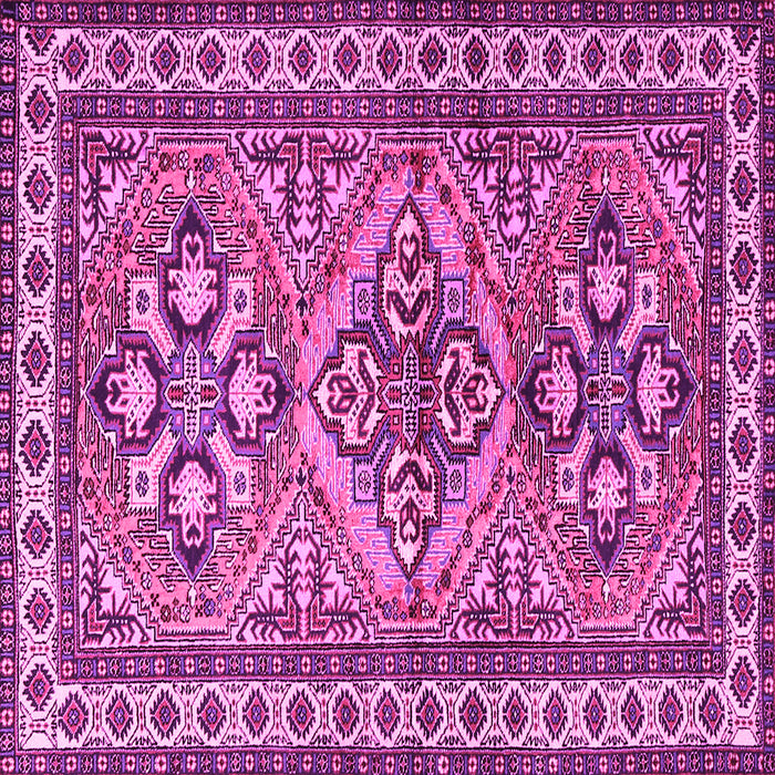 Square Persian Pink Traditional Rug, tr2318pnk