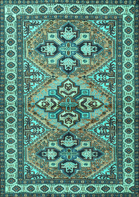 Persian Turquoise Traditional Rug, tr2318turq
