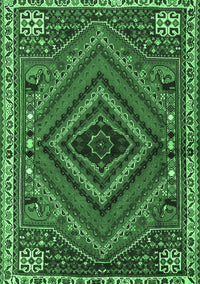 Persian Emerald Green Traditional Rug, tr2319emgrn