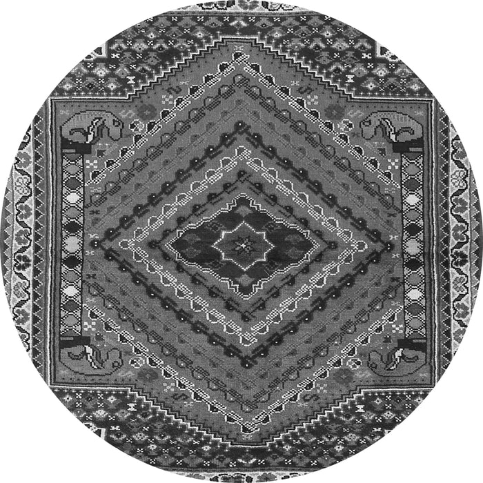 Square Persian Gray Traditional Rug, tr2319gry