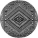 Square Persian Gray Traditional Rug, tr2319gry