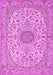 Medallion Pink Traditional Rug, tr231pnk