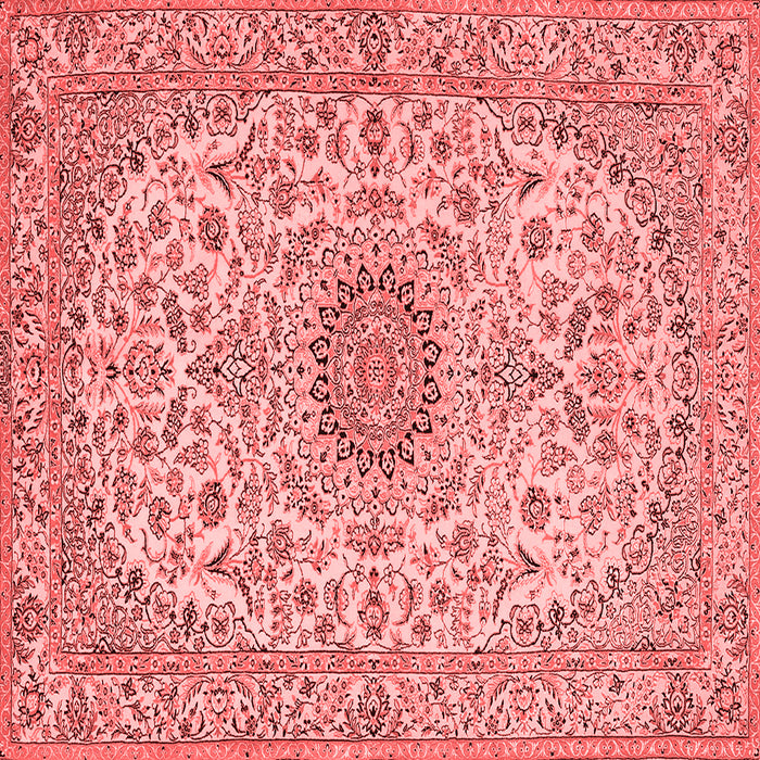 Medallion Red Traditional Rug, tr231red