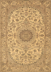 Medallion Brown Traditional Rug, tr231brn