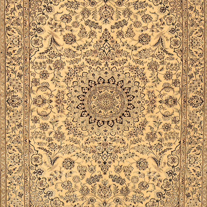 Medallion Brown Traditional Rug, tr231brn