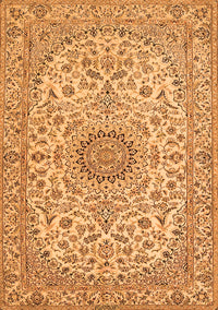 Medallion Orange Traditional Rug, tr231org