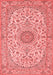 Medallion Red Traditional Area Rugs