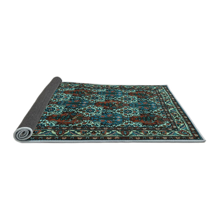 Sideview of Persian Light Blue Traditional Rug, tr2320lblu