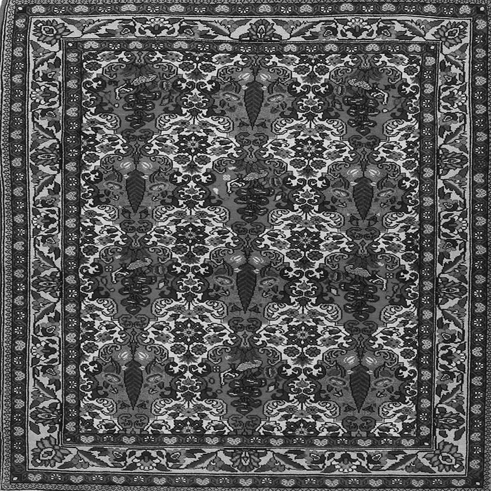 Serging Thickness of Persian Gray Traditional Rug, tr2320gry