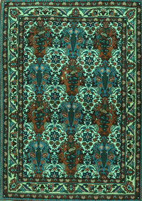 Persian Turquoise Traditional Rug, tr2320turq
