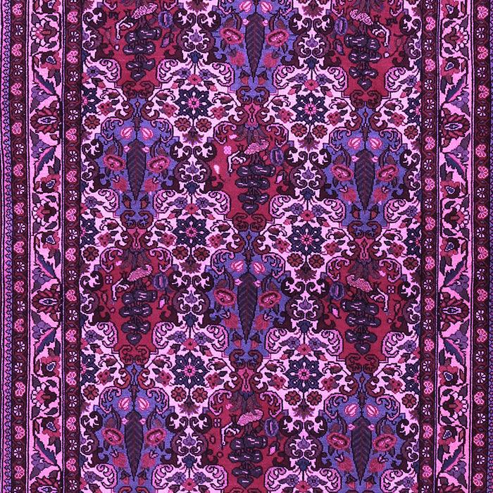 Machine Washable Persian Purple Traditional Area Rugs, wshtr2320pur