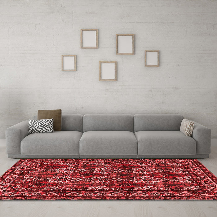 Traditional Red Washable Rugs