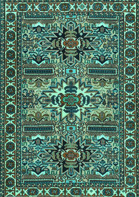 Persian Turquoise Traditional Rug, tr2321turq
