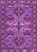 Machine Washable Persian Purple Traditional Area Rugs, wshtr2321pur