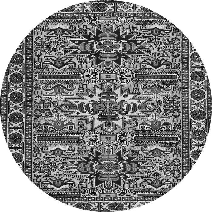 Square Persian Gray Traditional Rug, tr2321gry