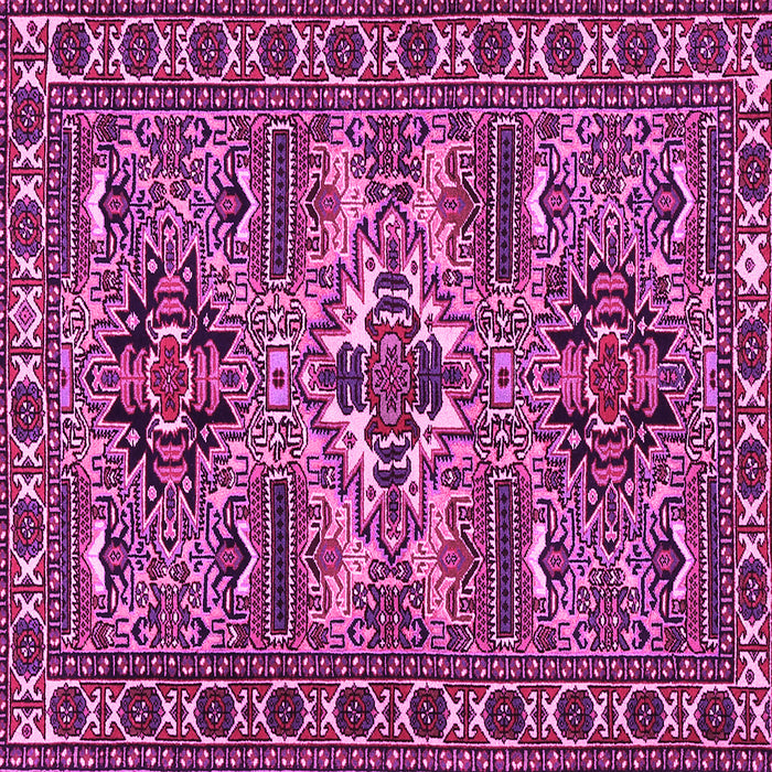 Square Persian Pink Traditional Rug, tr2321pnk
