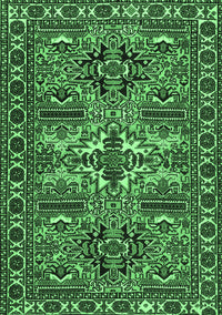Persian Emerald Green Traditional Rug, tr2321emgrn