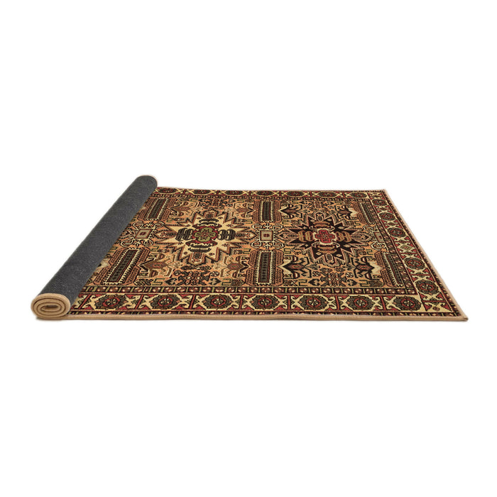 Sideview of Persian Brown Traditional Rug, tr2321brn