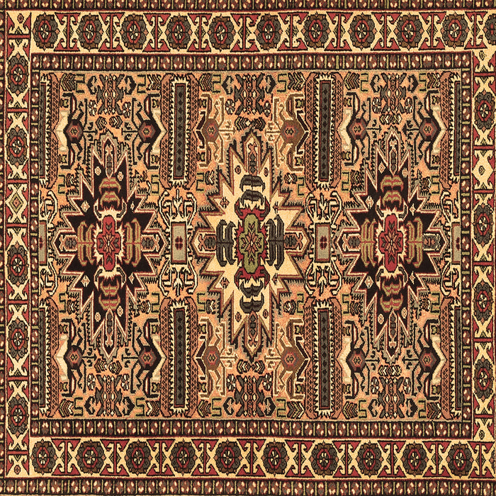 Square Persian Brown Traditional Rug, tr2321brn
