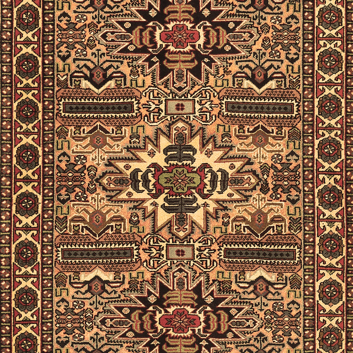 Machine Washable Persian Brown Traditional Rug, wshtr2321brn
