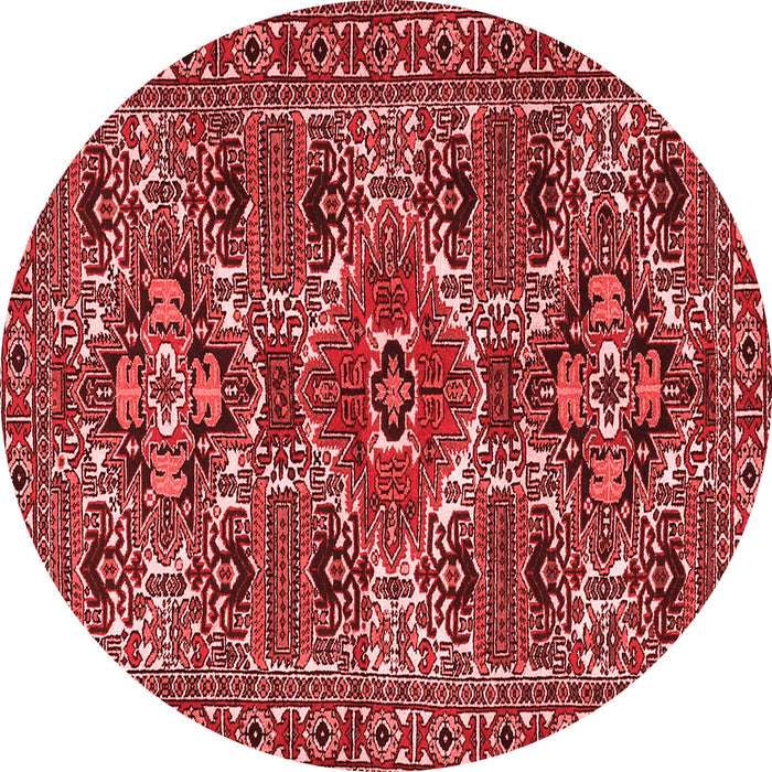 Machine Washable Persian Red Traditional Rug, wshtr2322red